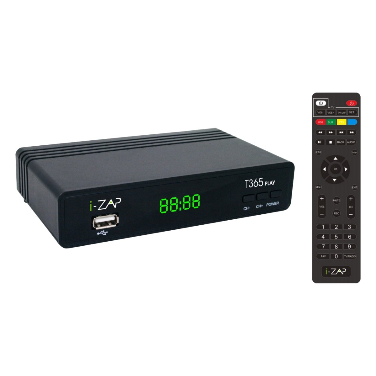 i-ZAP T365PLAY Decoder Digitale Terrestre