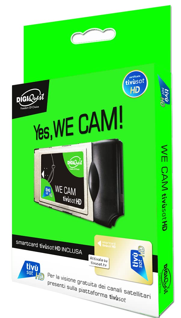 Digiquest WE CAM Tivùsat HD – CAM Satellitare Tivùsat ORO HD