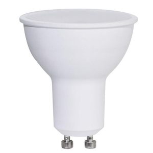 Lampada SMART GU10, 395Lm di luce bianca dinamica Tricolor+RGB, controllabile da Smartphone e/o da Alexa o simili