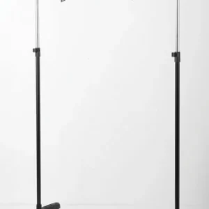 Stand portabiancheria c/ruote misura: cm.89,5x38x167