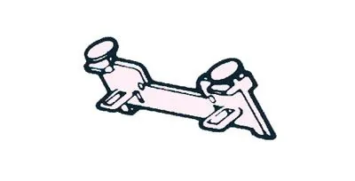 Carrello sormonto nylon ab1010(pz.50)accessori per binari ABtrend