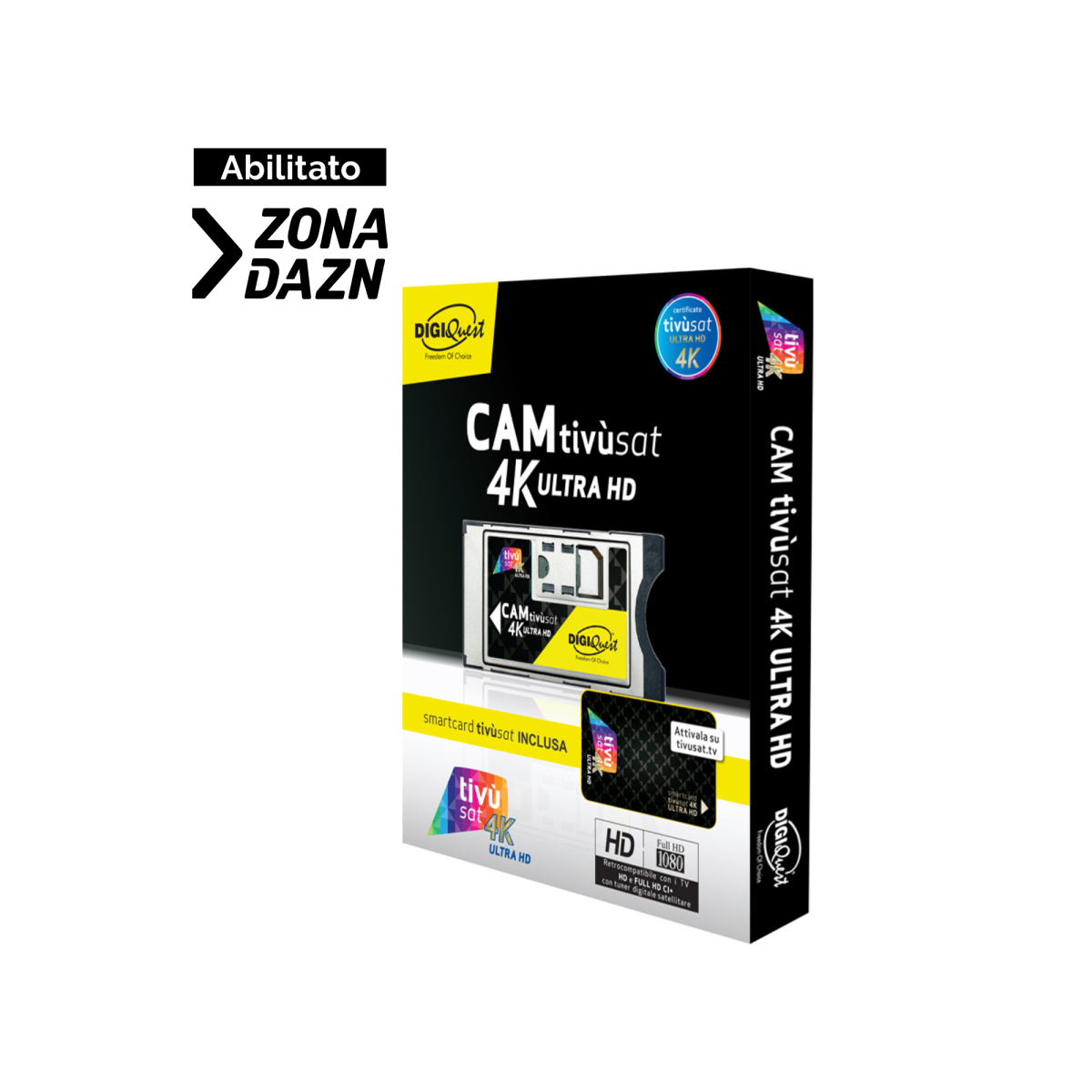 Digiquest CAM TIVÙSAT 4K ULTRA HD – CAM Satellitare Tivùsat 4K