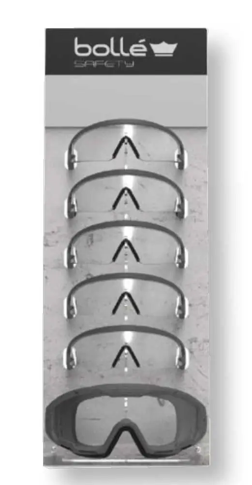 Expo da banco per occhiali di protezione Bolle