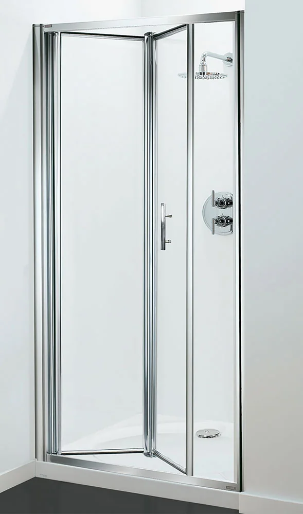 Box doccia in vetro a portafoglio trasparente-clear cm 68