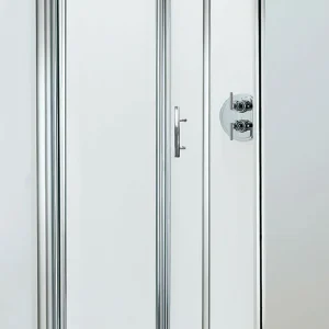 Box doccia in vetro a portafoglio sabbiato-frost cm 98