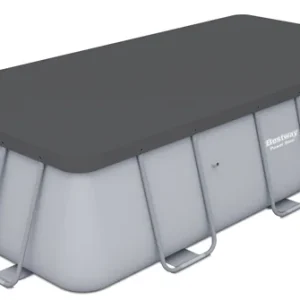 Telo copripiscina antracite per piscine rettangolari "Frame"