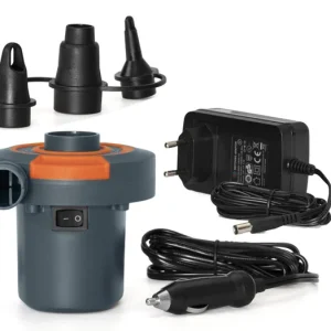 Pompa di gonfiaggio elettrica 220/12v, gonfia/sgonfia