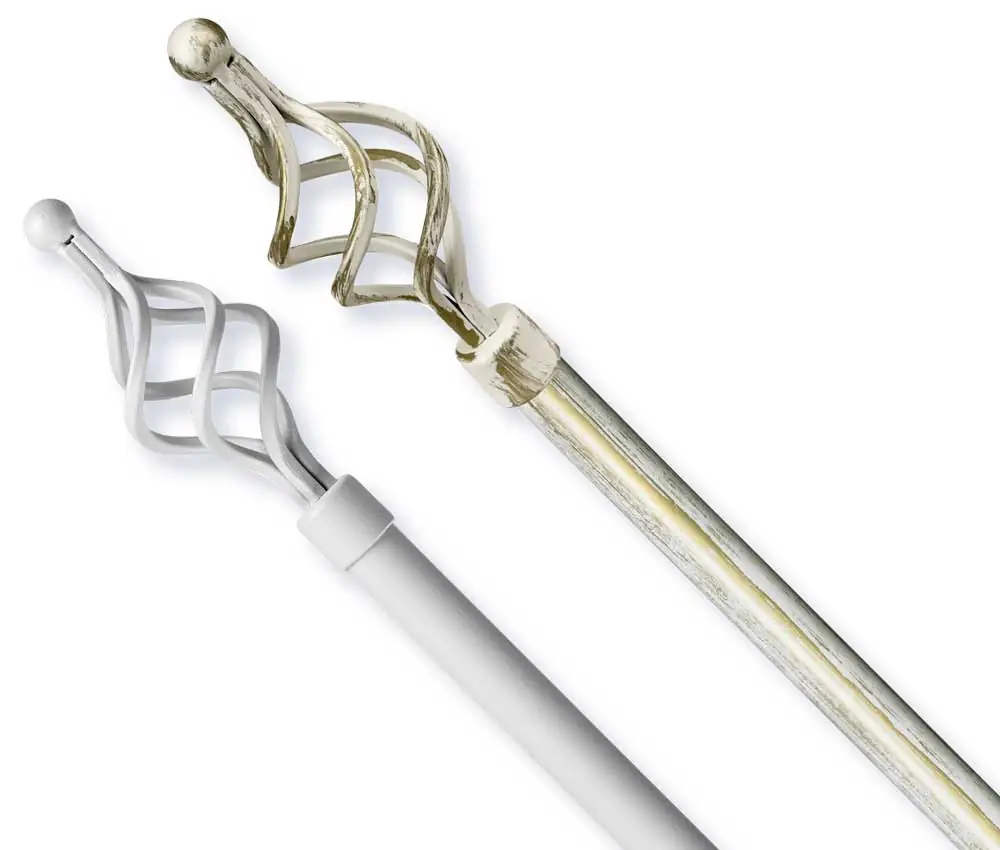 Bastoni per Tende in Acciaio 120/210CM CIRCIOLA