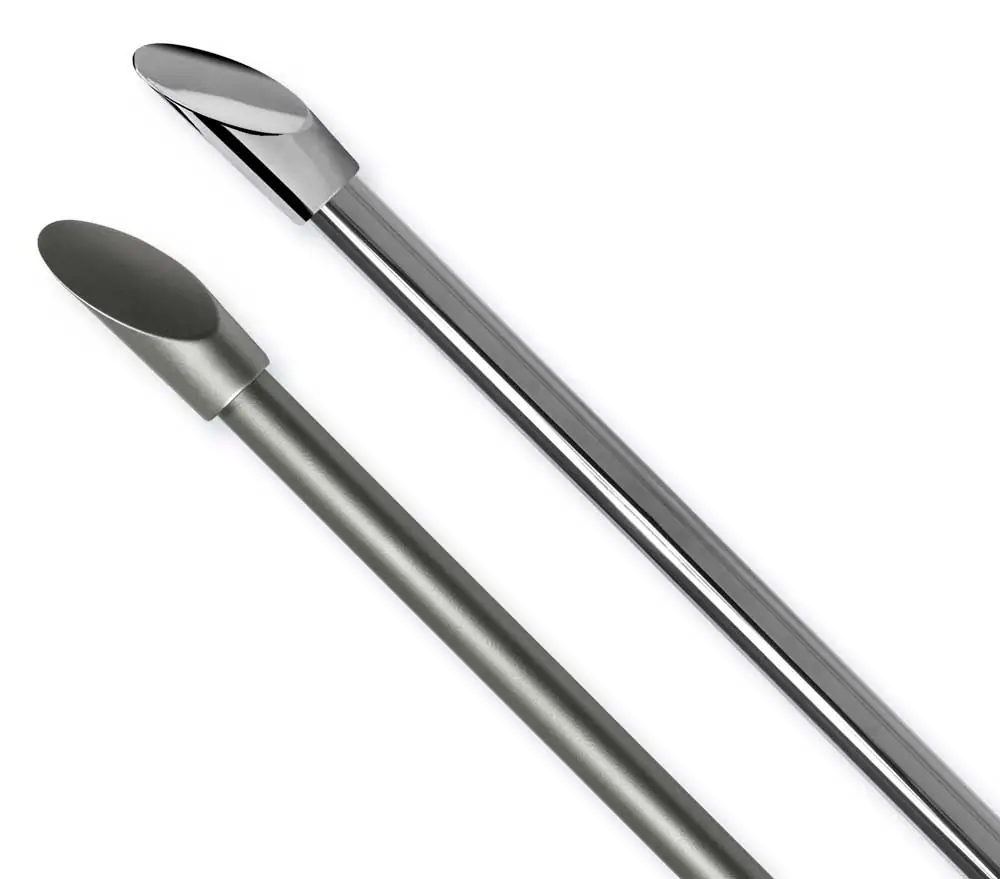 Bastoni per Tende in Acciaio 120/210CM TRONCHETTO