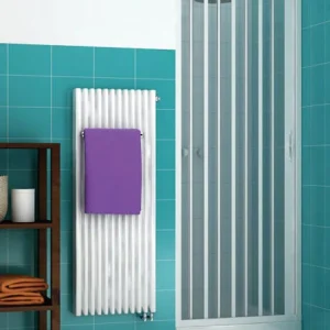 Box doccia vergine retto a soffietto in kit 1 anta