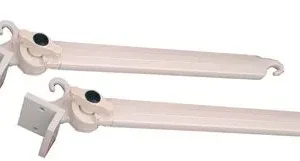 Coppia braccetti di ricambio per tende a caduta in alluminio l 50 cm