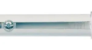 Asta per tende estensibile con molla Columbia colore bianco