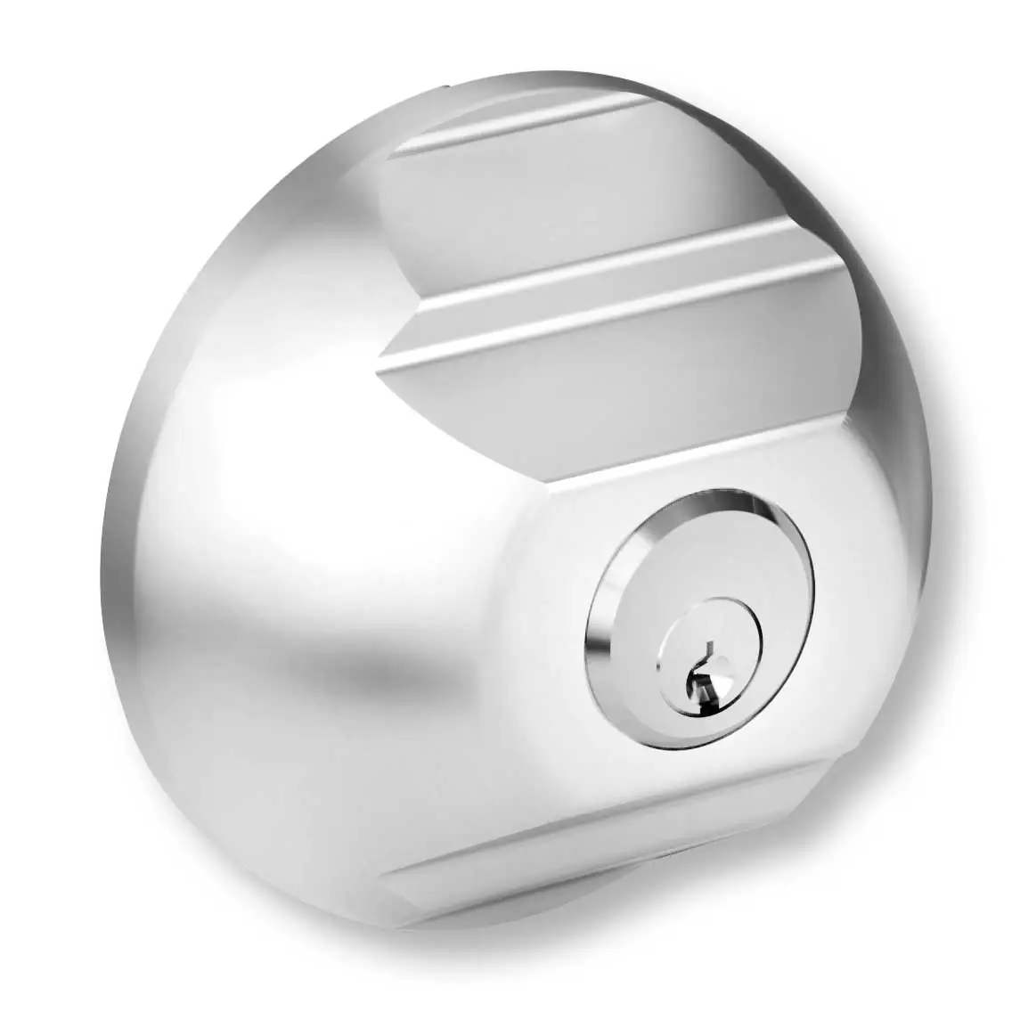 Riferma Van con cilindro Camlock in alluminio grigio