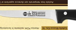 Coltello disosso lama inox cm.16