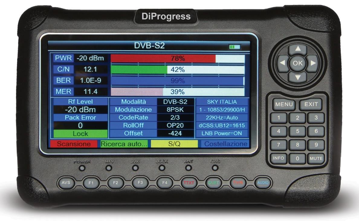 MAX2 COMBO DiProgress Strumento Professionale TV e SAT