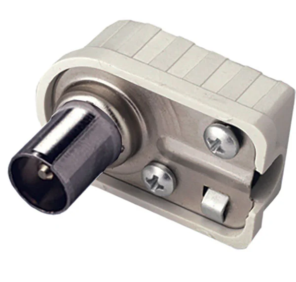 Spina coassialle a pipa versione maschio d.9,5 mm in blister