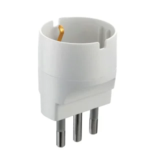 Adattatore 16a presa schuko colore bianco