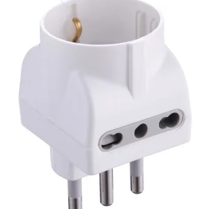 Adattatore 16a/schuko bip+2bipasso