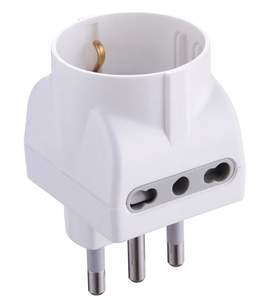 Adattatore 16a/schuko bip+2bipasso