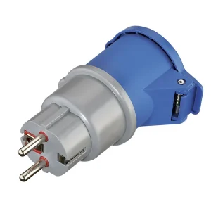 Adattatore industriale presa iec 16a spina schuko