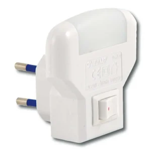 Punto luce Twilight led con interruttore on/off presa V
