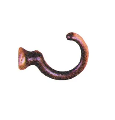 Gancio tenda in ottone