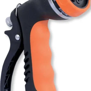 Pistola alluminio 8 funzioni con soft grip