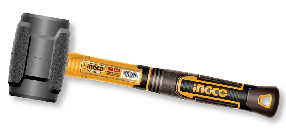 Martello testa gomma Ingco