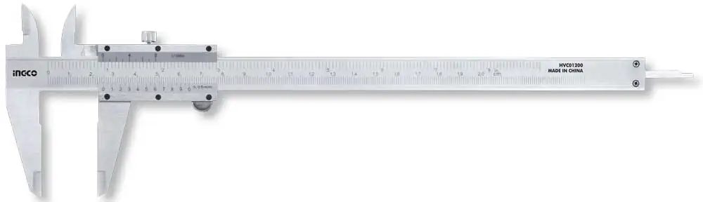 Calibro in acciaio 200 mm ingco