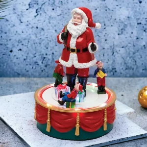 Babbo Natale con movimento Elfi Lotti
