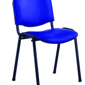 Sedia con rivestimento in ecopelle "MEETING"