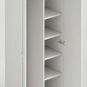 Armadio portascope bianco frassinato Laundry