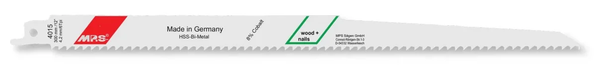 Lame taglio legno con chiodi per seghetto gattuccio 300MM (BL.2PZ)