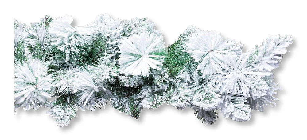 Festone Carey Innevato 270CM