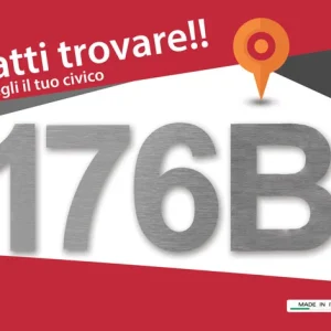 Numero civico col.acc.sat. n. 1