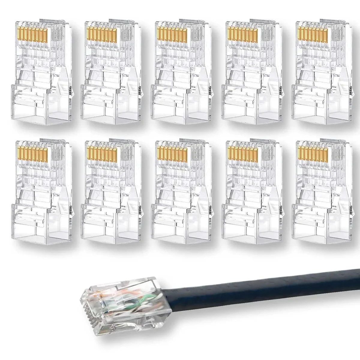 Connettori modulari RJ45 (10 pz.)