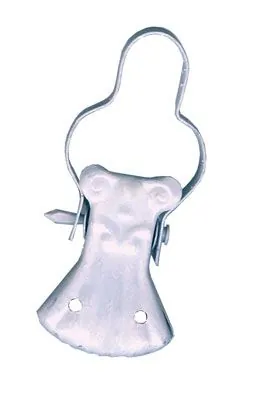 Pinzettone laccato bianco scatola 100 pezzi