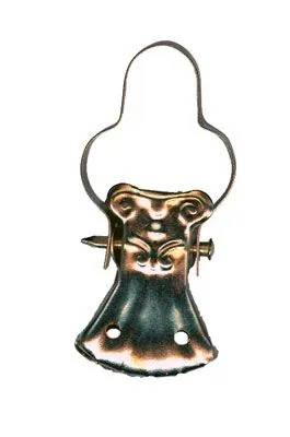 Pinzettone ottonato scatola 100 pezzi