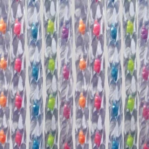 Tenda quadrifoglio 100x220 multicolore fluo