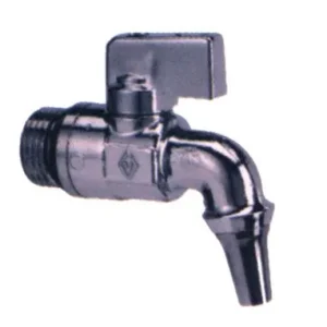 Rubinetto 1/2 ottone cromato c/becc