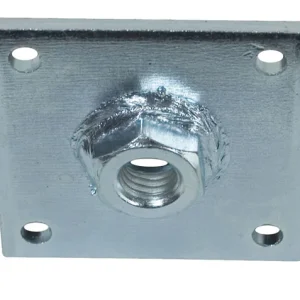 Piastra con dado saldato 50x50mm