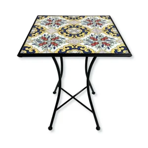 Tavolo Mosaico Santorini Quadrato cm.60x60