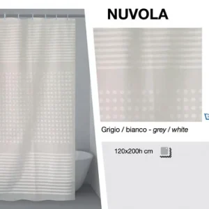 Tenda doccia Nuvola in vinile