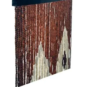 Tenda in legno verniciato, disegni assortiti