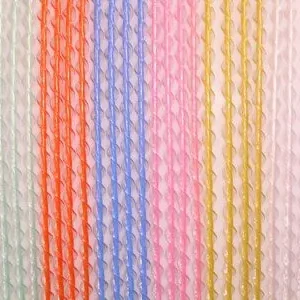 Tenda Silvia perlata con filo interno in nylon rivestito in pvc