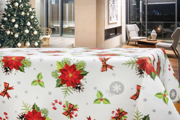 Tovagliato felpato h.140 art.6023/01 natalizio