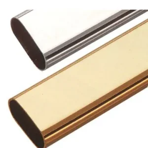 Tubo Cromato mm.30x15 h.mt.3,00