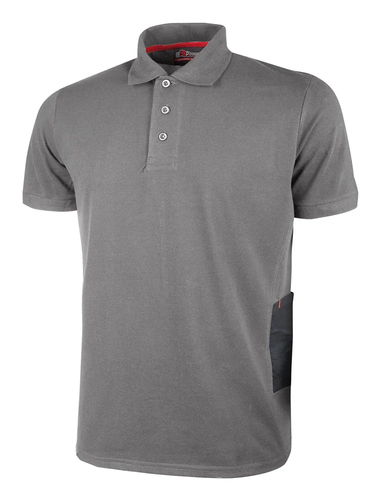 Polo m.corta grey meteorite