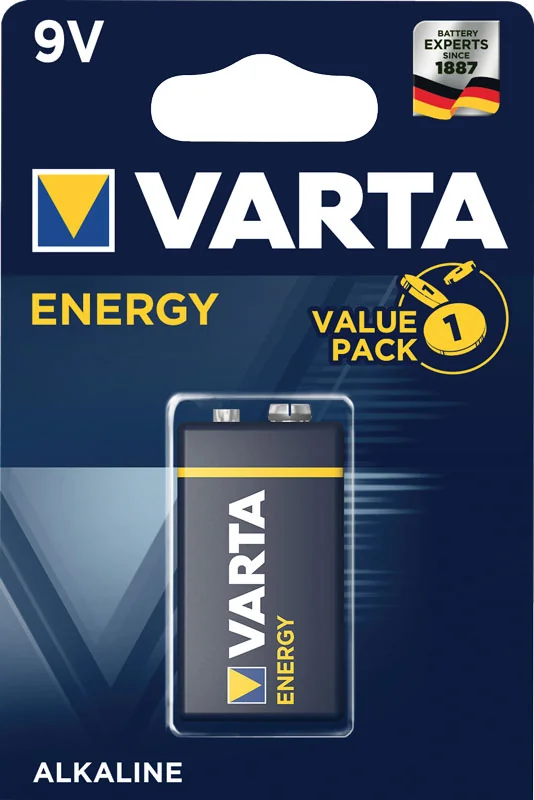Varta Batteria Alkaline Energy Transistor 9V