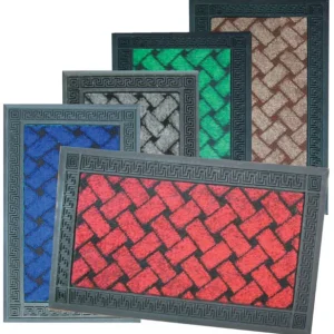 Tappeto Zerbino Greca rettangolare, colori assortiti